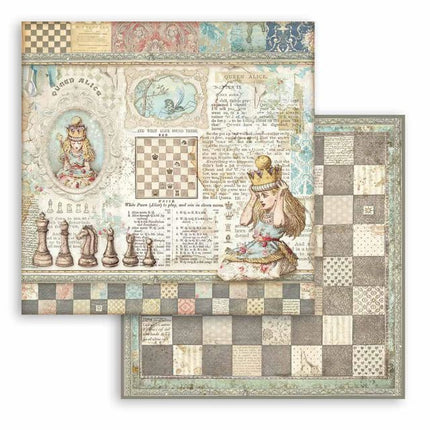 Dubbelzijdig Scrapbook Papier - Queen Alice