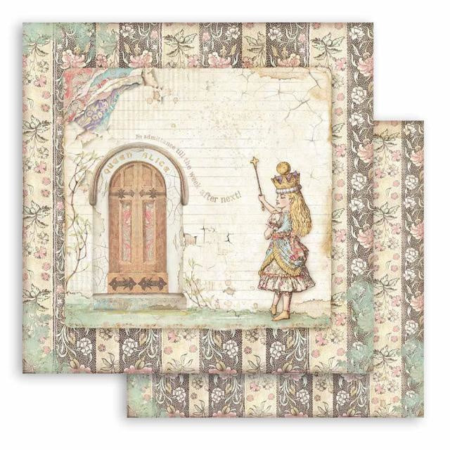 Dubbelzijdig Scrapbook Papier - Alice door