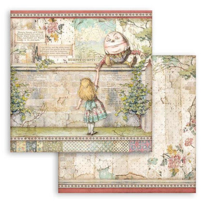 Dubbelzijdig Scrapbook Papier - Humpty Dumpty