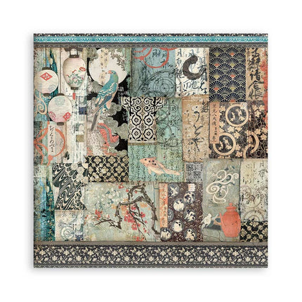 Dubbelzijdig Scrapbook Papier - Sir Vagabond in Japan mechanical fish