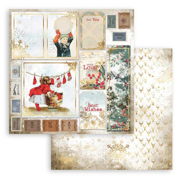 Scrapbooking Double - Romantic Christmas cards