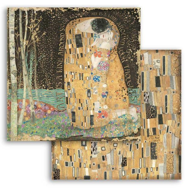 Dubbelzijdig Scrapbook Papier - Klimt the Kiss