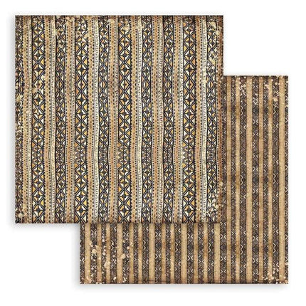 Dubbelzijdig Scrapbook Papier - Savana etnic texture