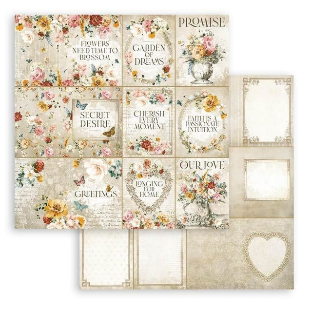 Dubbelzijdig Scrapbook Papier - Garden of Promises cards