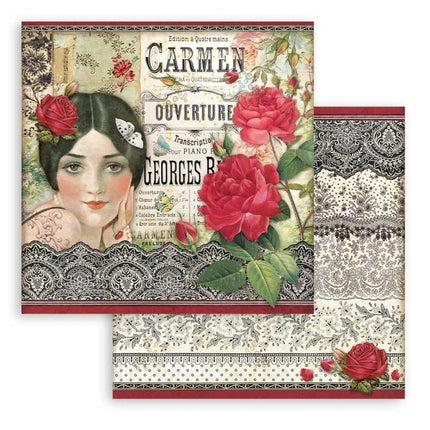 Dubbelzijdig Scrapbook Papier - Desire Carmen
