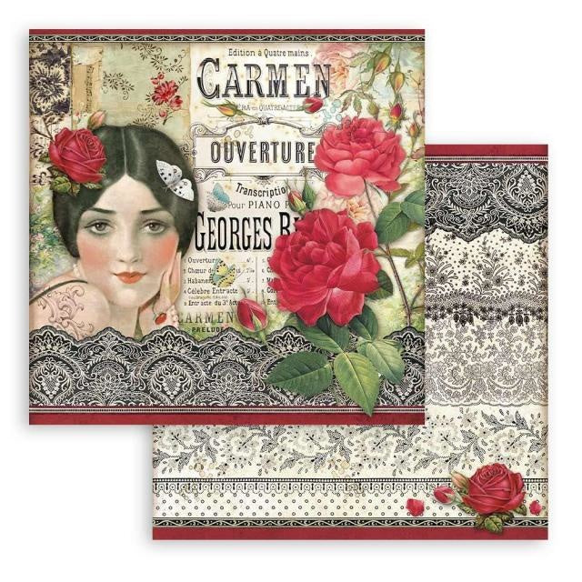 Dubbelzijdig Scrapbook Papier - Desire Carmen
