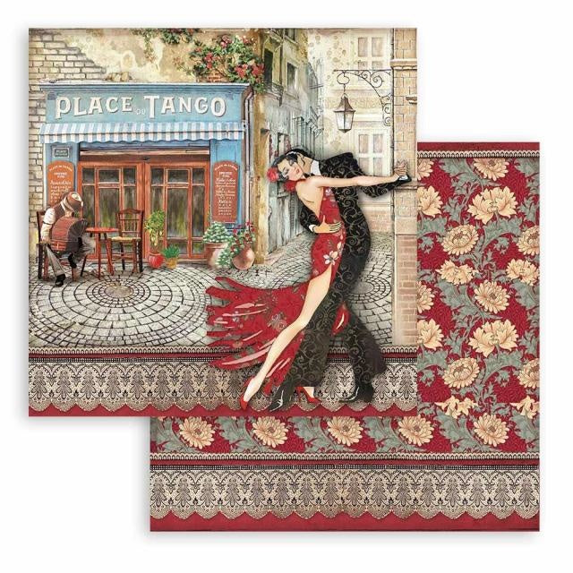 Dubbelzijdig Scrapbook Papier - Desire Place du tango
