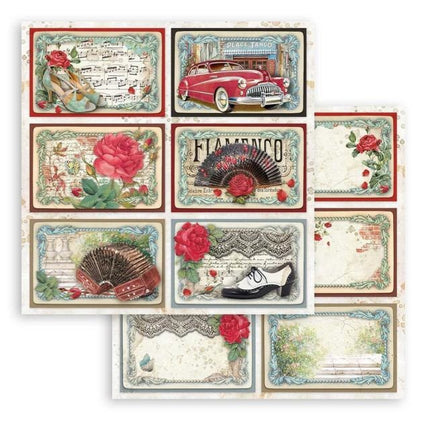 Dubbelzijdig Scrapbook Papier - Desire 6 cards