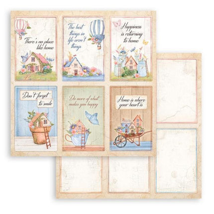 Dubbelzijdig Scrapbook Papier - Create Happiness Welcome Home 6 cards