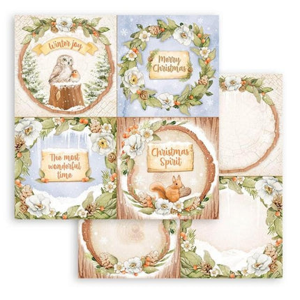 Dubbelzijdig Scrapbook Papier - Winter Valley 4 cards
