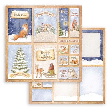 Dubbelzijdig Scrapbook Papier - Winter Valley 6 cards