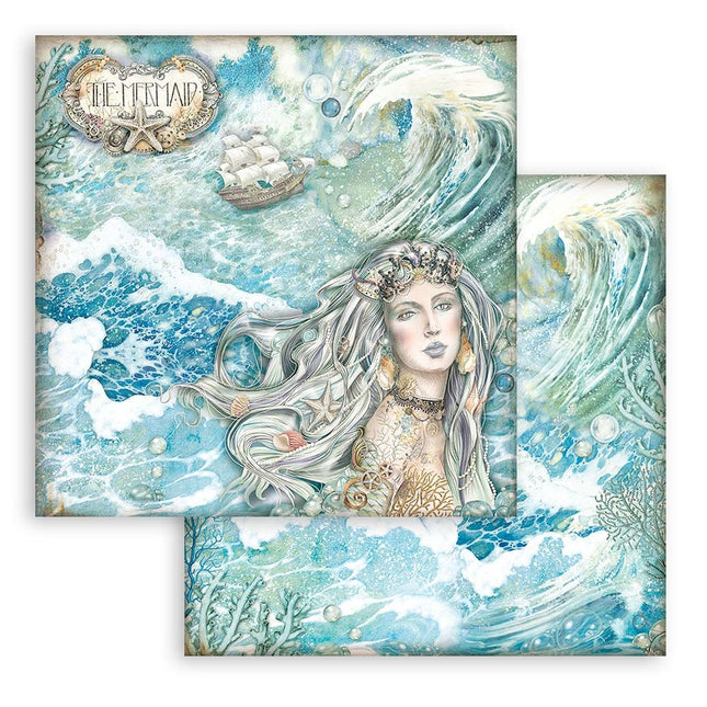 Dubbelzijdig Scrapbook Papier - Songs of the Sea mermaid