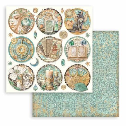 Dubbelzijdig Scrapbook Papier - Fortune rounds