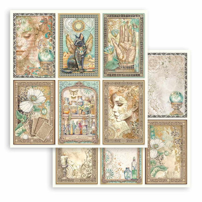 Dubbelzijdig Scrapbook Papier - Fortune 6 cards