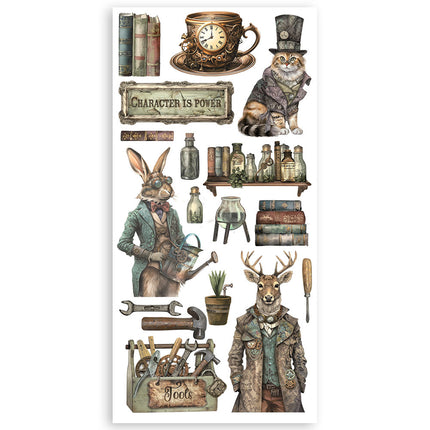 Paper cut-outs 2 Double Face -  4 sheets cm. 15x30,5 - Alterego