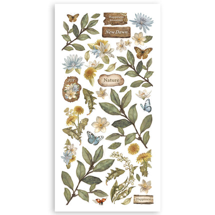 Paper cut-outs 2 Double Face -  4 sheets cm. 15x30,5 - Hidden Grove