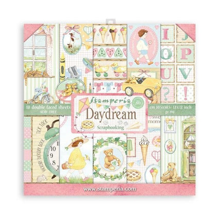 Papierblok 30,5x30,5 cm - 10 vellen - DayDream
