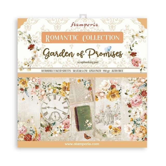 Papierblok 30,5x30,5 cm - 10 vellen - Garden of Promises
