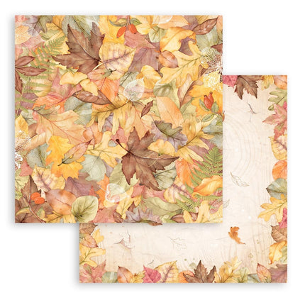 Papierblok 30,5x30,5 cm - 10 vellen - Woodland