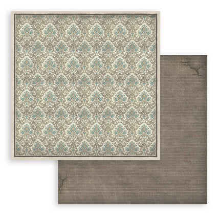 Papierblok 30,5x30,5 cm - 10 vellen Maxi Background selection -  Voyages Fantastiques