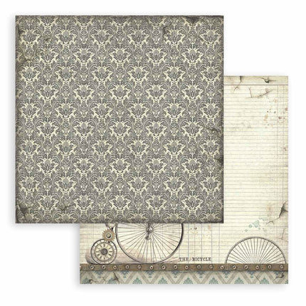 Papierblok 30,5x30,5 cm - 10 vellen Maxi Background selection -  Voyages Fantastiques