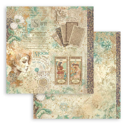 Papierblok 30,5x30,5 cm - 10 vellen - Fortune