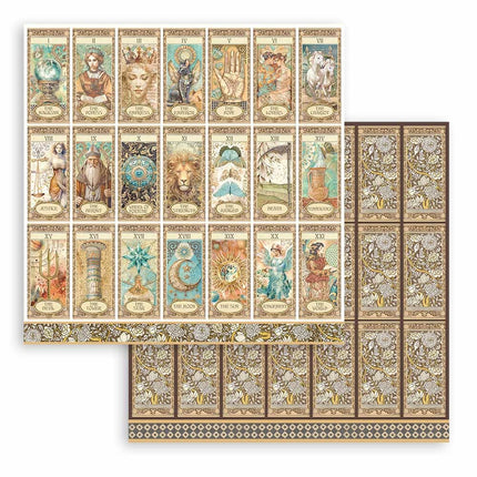 Papierblok 30,5x30,5 cm - 10 vellen - Fortune