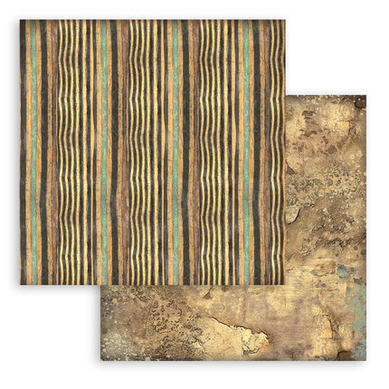 Papierblok 30,5x30,5 cm - 10 vellen Maxi Background selection -Fortune/ Land of Pharaohs