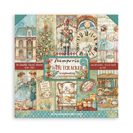 Papierblok 30,5x30,5 cm - 10 vellen - The Nutcracker