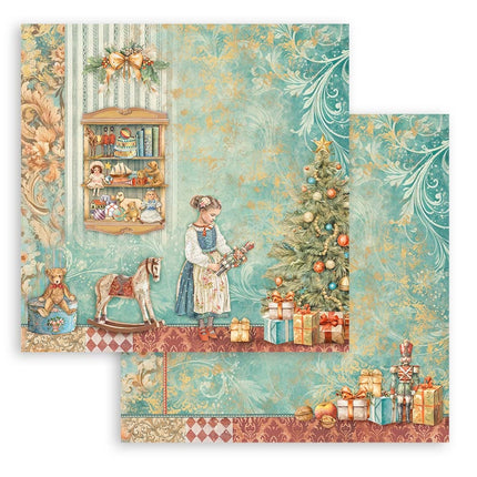 Papierblok 30,5x30,5 cm - 10 vellen - The Nutcracker
