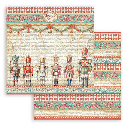 Papierblok 30,5x30,5 cm - 10 vellen - The Nutcracker