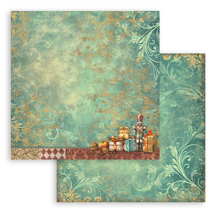 Papierblok 30,5x30,5 cm - 10 vellen Maxi Background selection -  The  Nutcracker