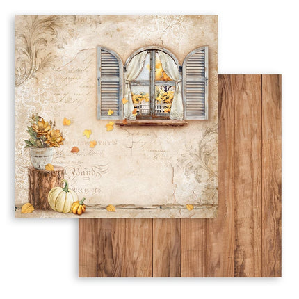 Papierblok 30,5x30,5 cm - 10 vellen - Golden Harmony