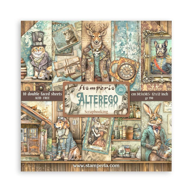 Papierblok 30,5x30,5 cm - 10 vellen - Alterego