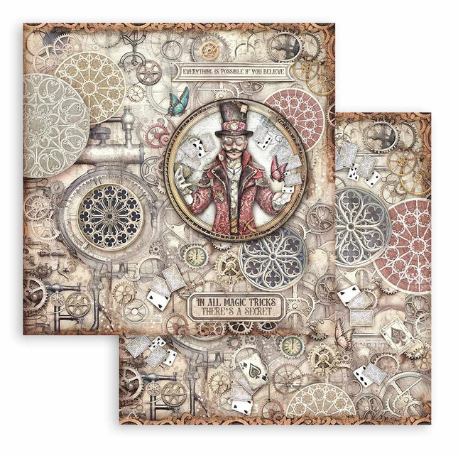 Papierblok 30,5x30,5 cm - 10 vellen - Master of Magic