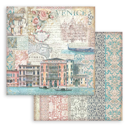Papierblok 30,5x30,5 cm - 10 vellen - Venice City of Art