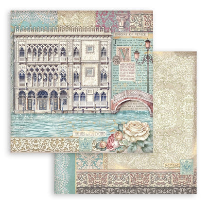 Papierblok 30,5x30,5 cm - 10 vellen - Venice City of Art