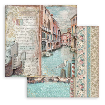 Papierblok 30,5x30,5 cm - 10 vellen - Venice City of Art