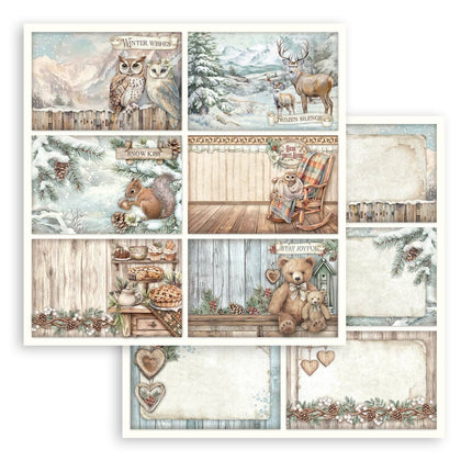 Papierblok 30,5x30,5 cm - 10 vellen - The Owl's House