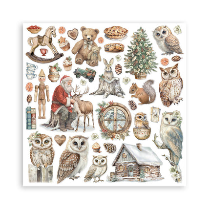 Papierblok 30,5x30,5 cm - 10 vellen - The Owl's House
