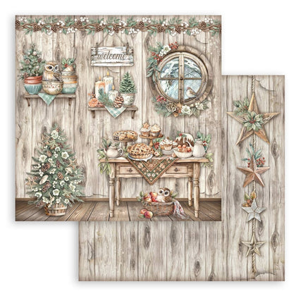 Papierblok 30,5x30,5 cm - 10 vellen - The Owl's House
