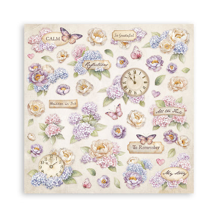 Papierblok 30,5x30,5 cm - 10 vellen - Quiet Days