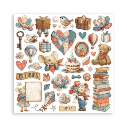 Scrapbooking Pad 10 sheets cm 30,5x30,5 (12"x12") - Family