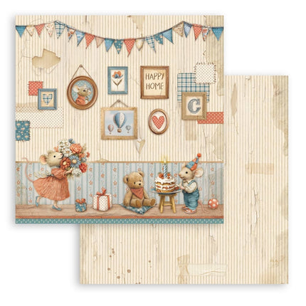 Scrapbooking Pad 10 sheets cm 30,5x30,5 (12"x12") - Family