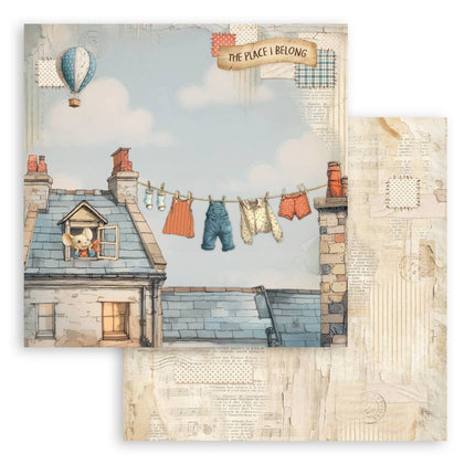 Scrapbooking Pad 10 sheets cm 30,5x30,5 (12"x12") - Family