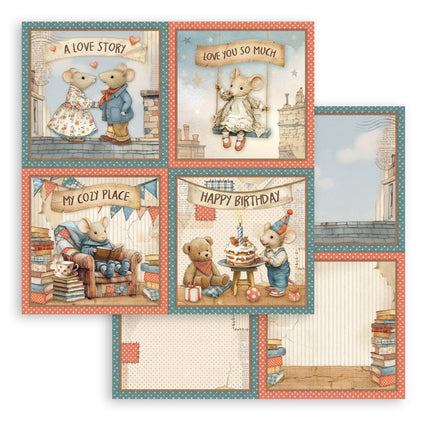Scrapbooking Pad 10 sheets cm 30,5x30,5 (12"x12") - Family