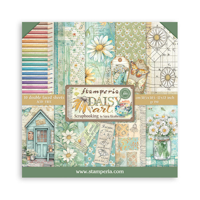 Scrapbooking Pad 10 sheets cm 30,5x30,5 (12"x12") - Daisy Art