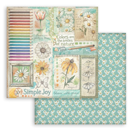 Scrapbooking Pad 10 sheets cm 30,5x30,5 (12"x12") - Daisy Art