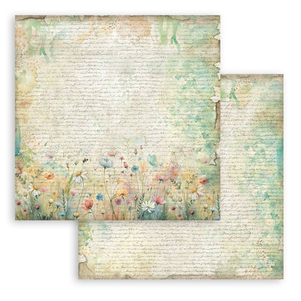Scrapbooking Pad 10 sheets cm 30,5x30,5 (12"x12") Background selection - Daisy Art