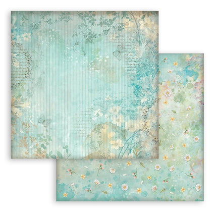 Scrapbooking Pad 10 sheets cm 30,5x30,5 (12"x12") Background selection - Daisy Art